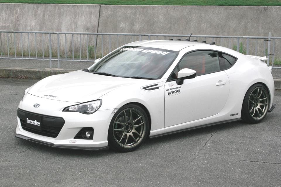 2013 Subaru BRZ with 18x8.5 Work Emotion Kiwami wheels