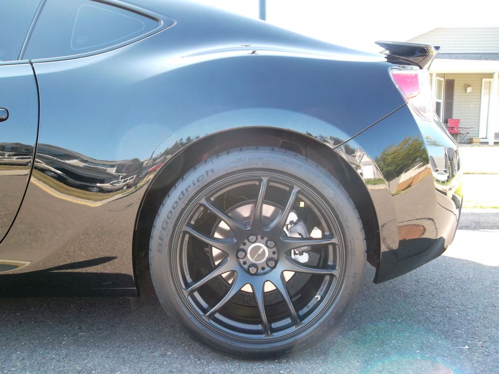 2013 Subaru BRZ with 18x8.5 Work Emotion CR Ultimate "Kiwami" wheels