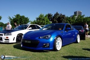 2013 Subaru BRZ with 18x9 Work Emotion XD9 wheels
