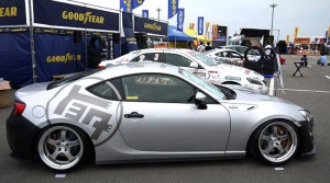 2013 Subaru BRZ with 18x10 Work Meister S1R wheels