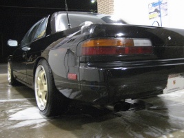 1992 Nissan S13 with 17x7.5 Rota D2 wheels