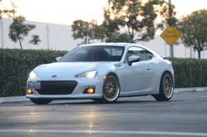 2013 Subaru BRZ with 18x9 Work VS-XX wheels