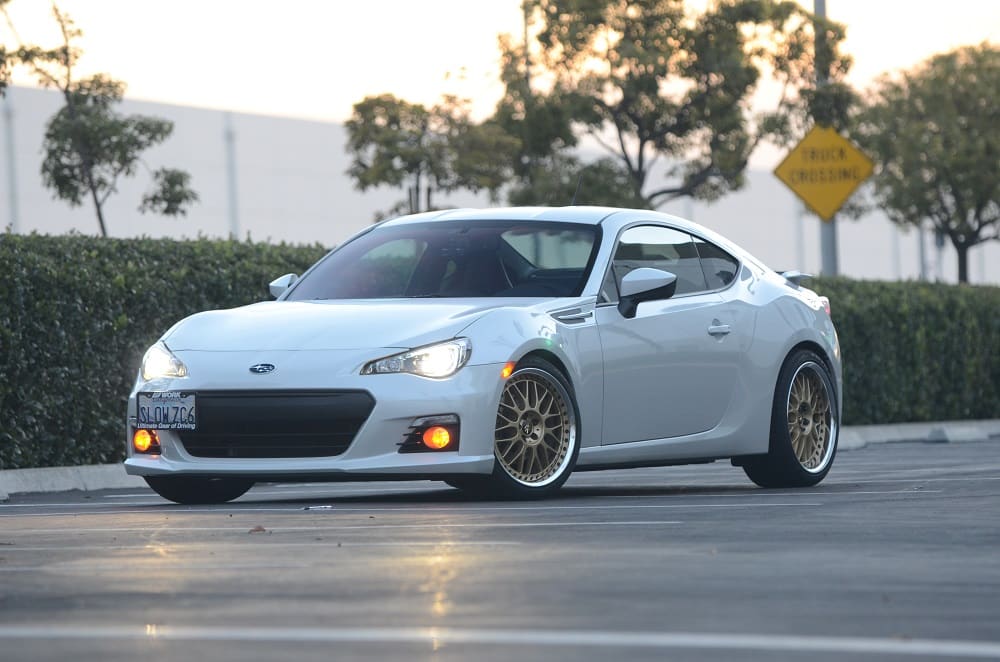 2013 Subaru BRZ with 18x9 Work VS-XX wheels