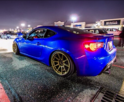 2013 Subaru BRZ with 18x9.75 XXR 527 wheels