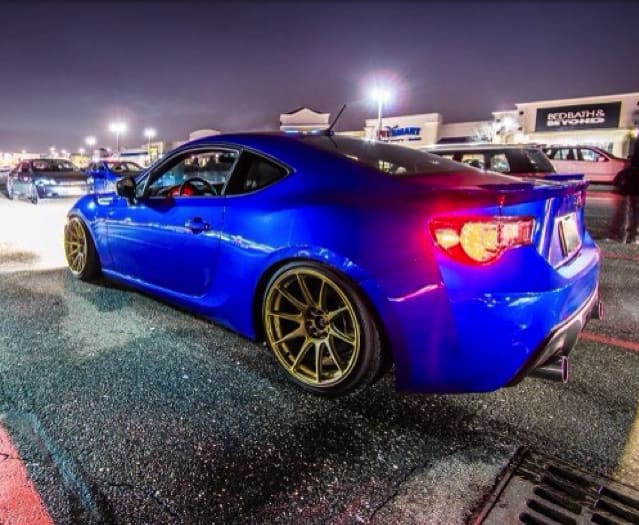2013 Subaru BRZ with 18x9.75 XXR 527 wheels