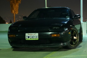 1990 Nissan S13 with 17x9 Rota P45R wheels