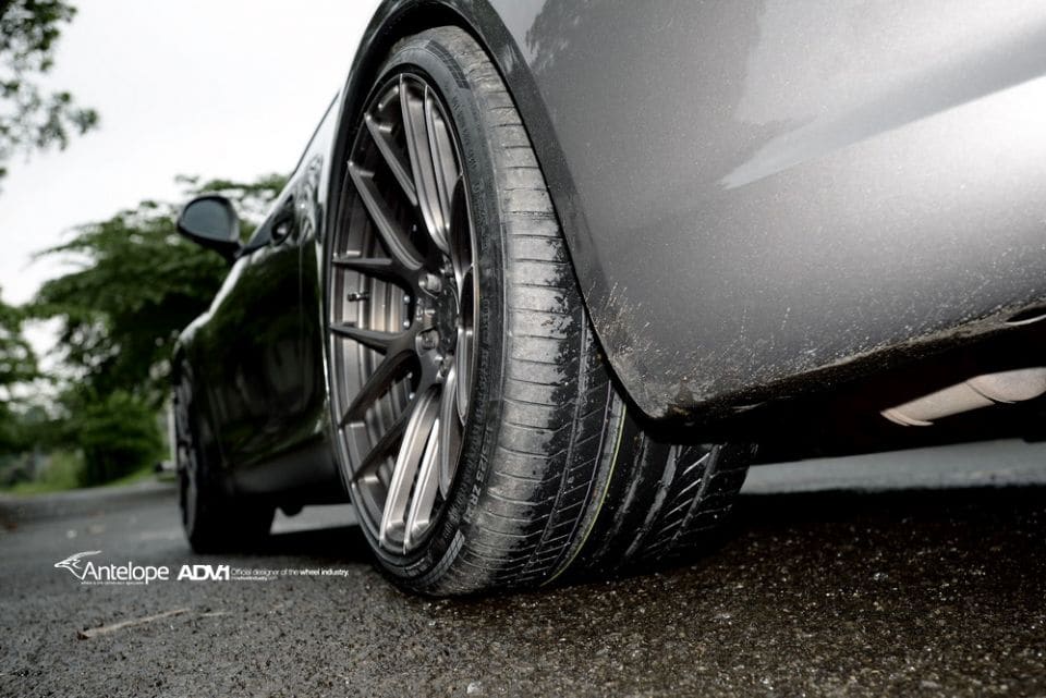 2015 Porsche 911 with 21x9 ADV.1 7 MV2 SL wheels