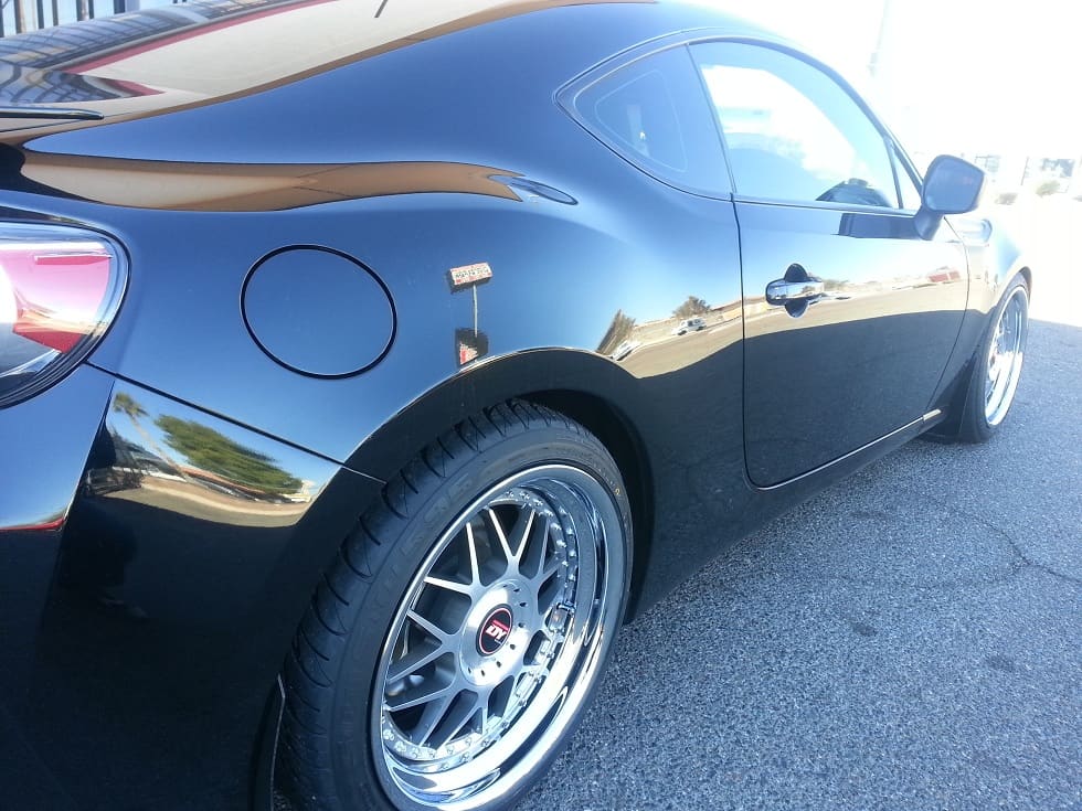 2013 Subaru BRZ with 18x9 Yoshihara Design DY-37C wheels
