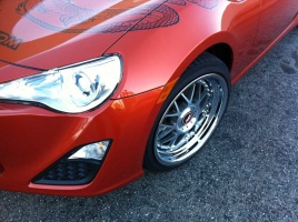 2013 Subaru BRZ with 18x9 Yoshihara Design DY-37C wheels