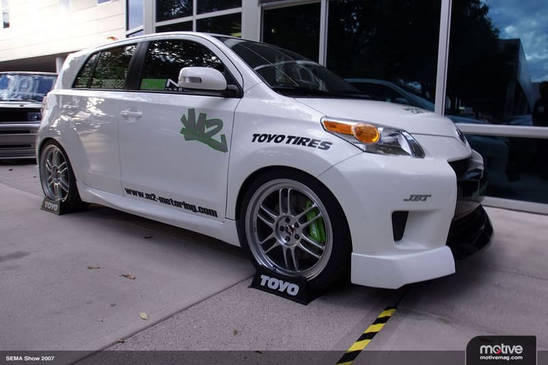 2008 Scion xD with Enkei RPF1 wheels