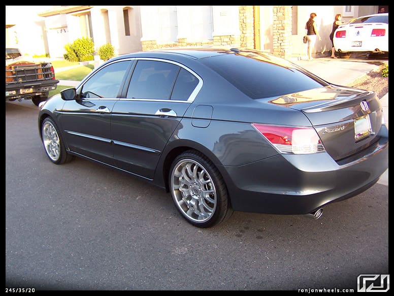 2009 Honda Accord with 20x8.5 RonJon Legend Type II wheels