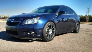 2011 Chevrolet Cruze with 18x8 Konig Zero-In wheels