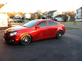 2013 Chevrolet Cruze with MSR 095 wheels