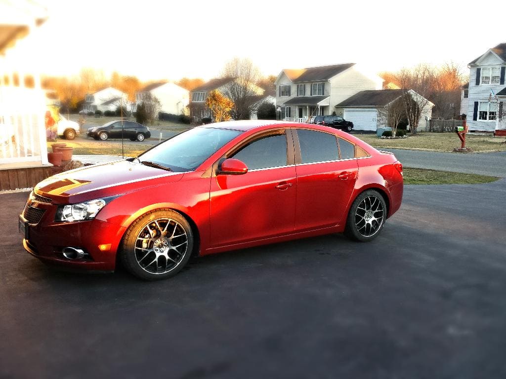 2013 Chevrolet Cruze with MSR 095 wheels