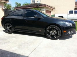 2012 Chevrolet Cruze with 18x8 Ultra Platinum wheels