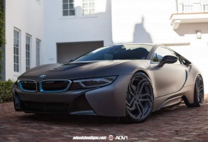 2015 BMW i8 with 21x9 ADV.1 NL2 MV2 CS wheels