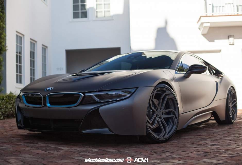 2015 BMW i8 with 21x9 ADV.1 NL2 MV2 CS wheels