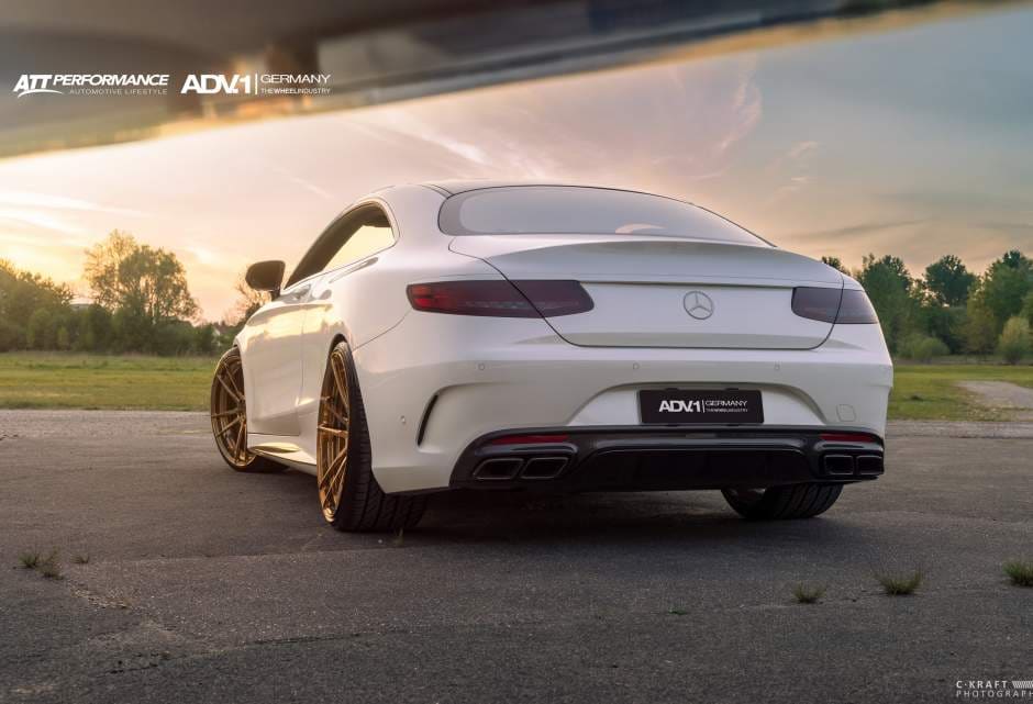 2015 Mercedes-Benz S-Class with 22x9.5 ADV.1 5.2 MV2 CS wheels