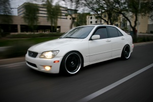 2001 Lexus IS 300 with 18x9 Rays Engineering Volk Racing GT-V wheels