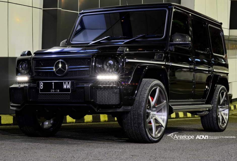 2014 Mercedes-Benz G-Class with 23x10.5 ADV.1 6MV1 wheels