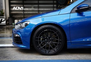 2009 Volkswagen Scirocco with 19x9.5 ADV.1 8MV2SL wheels