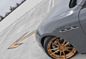 2014 Maserati Ghibli with 21x9 ADV.1 5.2 MV2 SL wheels