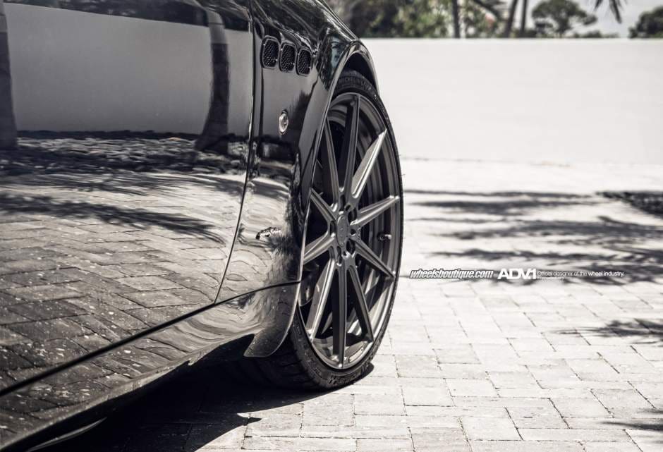 2013 Maserati Quattroporte with 21x9 ADV.1 10 MV2 SL wheels