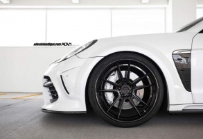 2012 Porsche Panamera with 22x10 ADV.1 5.2 Track Spec SL wheels