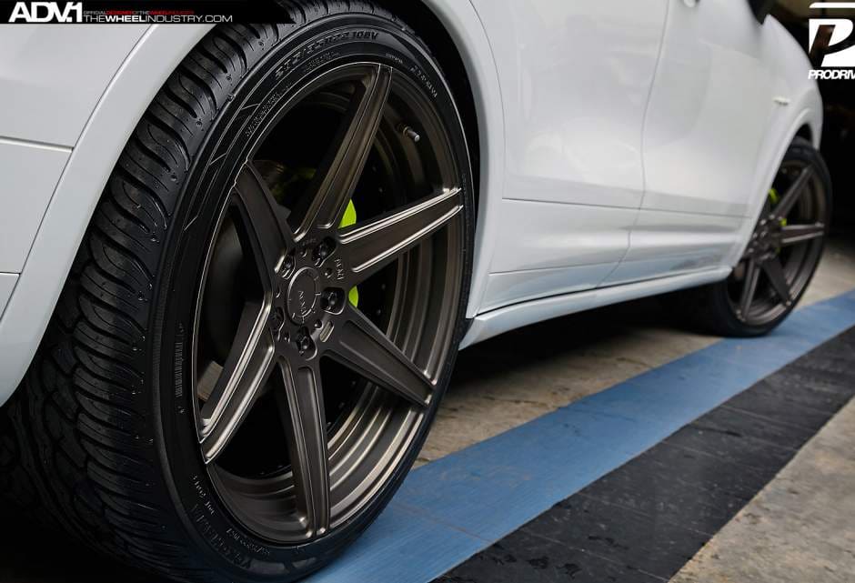 2015 Porsche Cayenne with 22x10.5 ADV.1 6 MV2 SL wheels