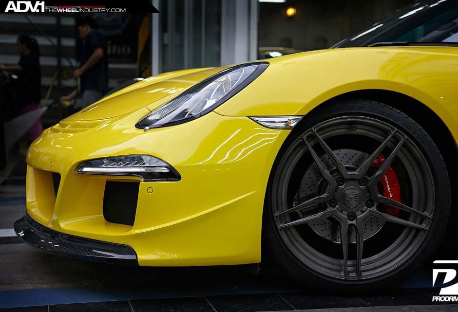 2014 Porsche Cayman with 20x9 ADV.1 05 MV2 CS wheels