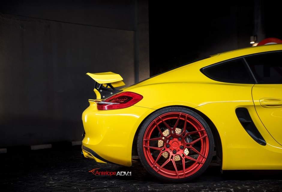 2015 Porsche Cayman with 20x9 ADV.1 7 MV2 CS wheels