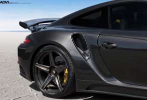 2015 Porsche 911 with 21x9 ADV.1 5 MV1 SL wheels