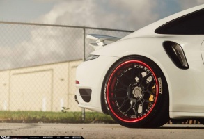 2014 Porsche 911 with 21x9.5 ADV.1 7 Track Spec CS wheels