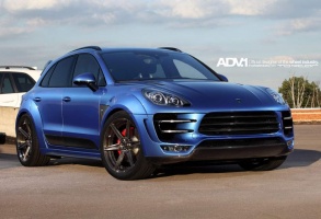 2015 Porsche Macan with 21x9 ADV.1 6MV2SL wheels