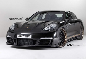 2013 Porsche Panamera with 22x10.5 ADV.1 15TSSL wheels