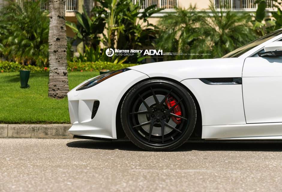 2014 Jaguar F-TYPE with 21x11.5 ADV.1 5.0 Track Spec SL wheels