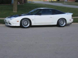 1991 Nissan S13 with 17x8 Work VS-XX wheels