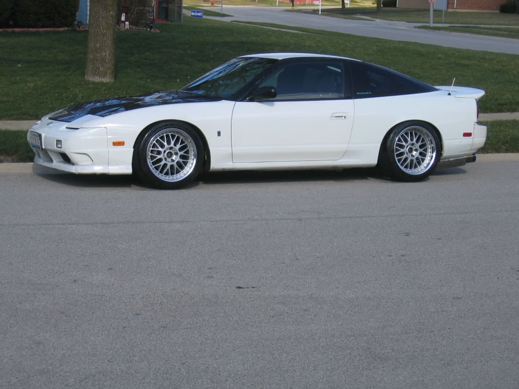 1991 Nissan S13 with 17x8 Work VS-XX wheels
