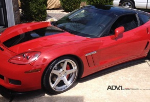 2012 Chevrolet Corvette with 20x10 ADV.1 5 Deep Concave wheels