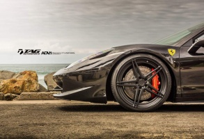 2014 Ferrari 458 Italia with 21x9.5 ADV.1 05 MV2 SL wheels
