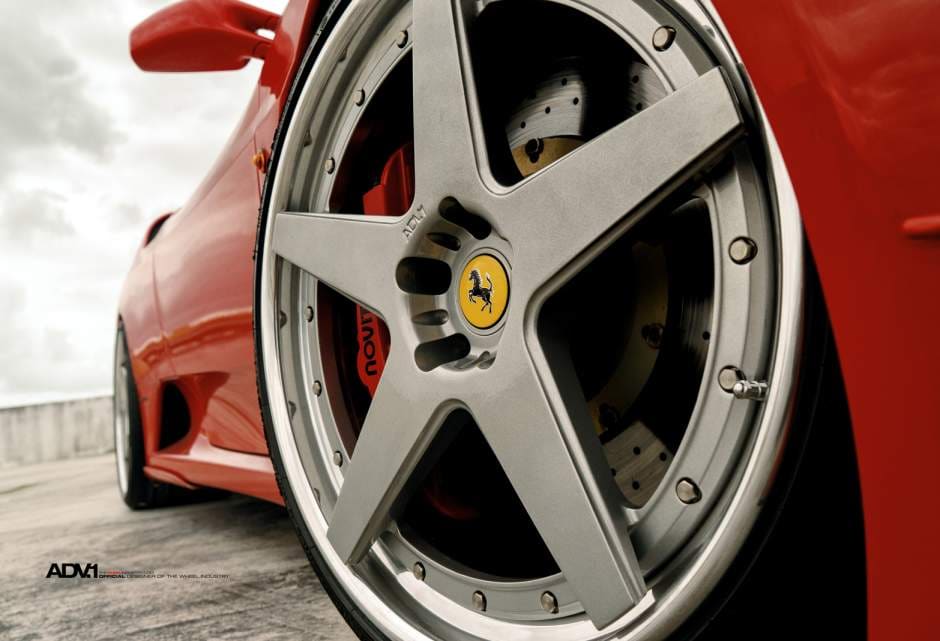 2007 Ferrari F430 with 20x9 ADV.1 5 Track Spec wheels