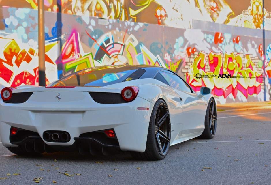 2014 Ferrari 458 Italia with 21x9.5 ADV.1 05 MV2 SL wheels