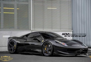 2014 Ferrari 458 Italia with 21x9.5 ADV.1 05MV2SL wheels