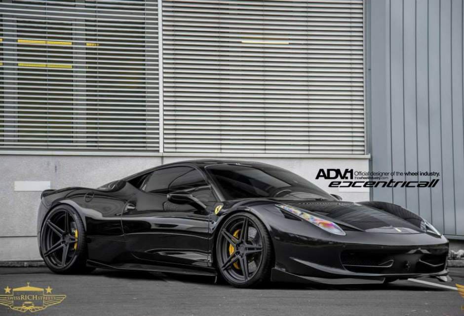 2014 Ferrari 458 Italia with 21x9.5 ADV.1 05MV2SL wheels