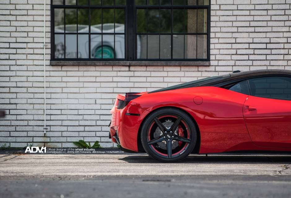 2014 Ferrari 458 Italia with 21x9 ADV.1 5.1MV1SL wheels
