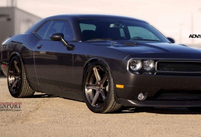 2014 Dodge Challenger with 20x9 ADV.1 DVP02 MV2 wheels