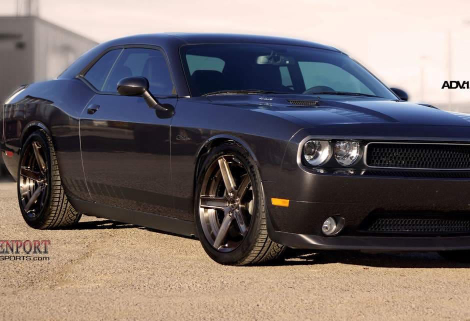 2014 Dodge Challenger with 20x9 ADV.1 DVP02 MV2 wheels