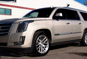 2015 Cadillac Escalade with 22x9 ADV.1 DVP03 Truck Spec wheels