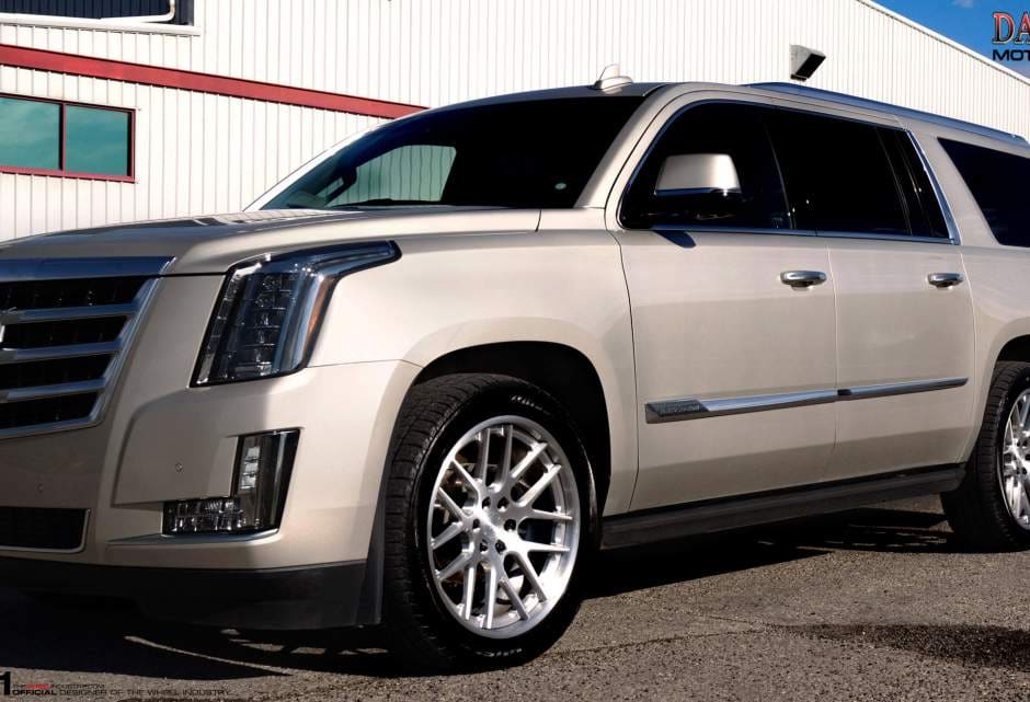 2015 Cadillac Escalade with 22x9 ADV.1 DVP03 Truck Spec wheels