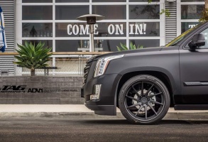 2015 Cadillac Escalade with 24x10 ADV.1 10R Deep Concave CS wheels